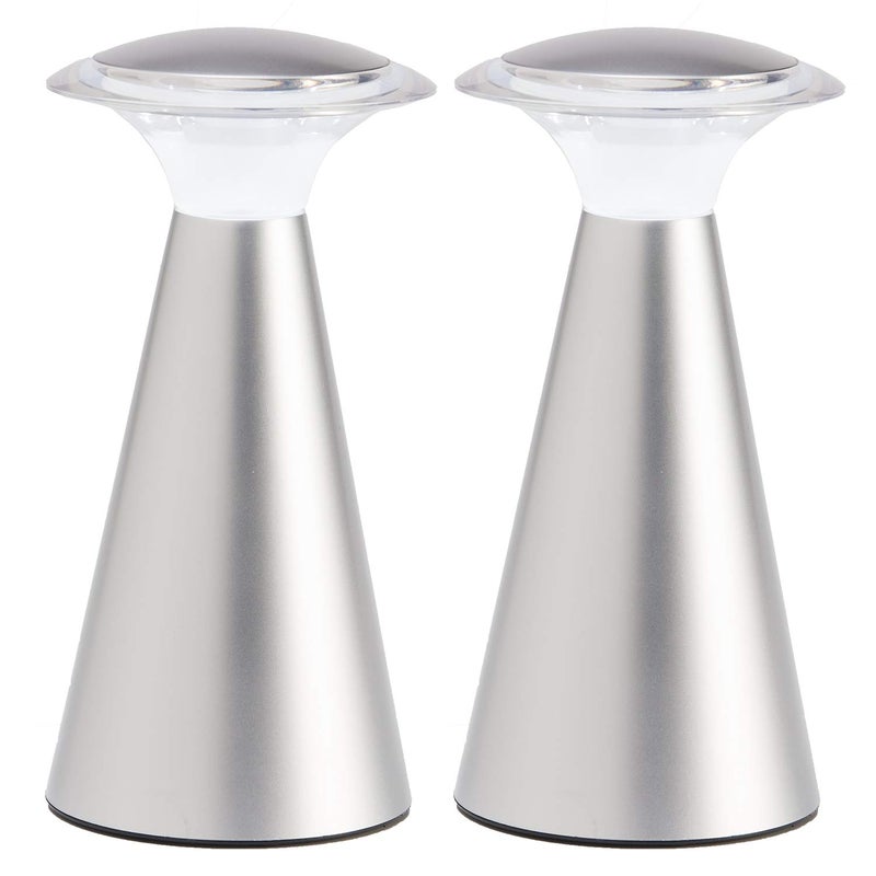 LIGHT IT! by Fulcrum 24416-101 Lanterna Touch, Silver, 2 Pack - Image 1